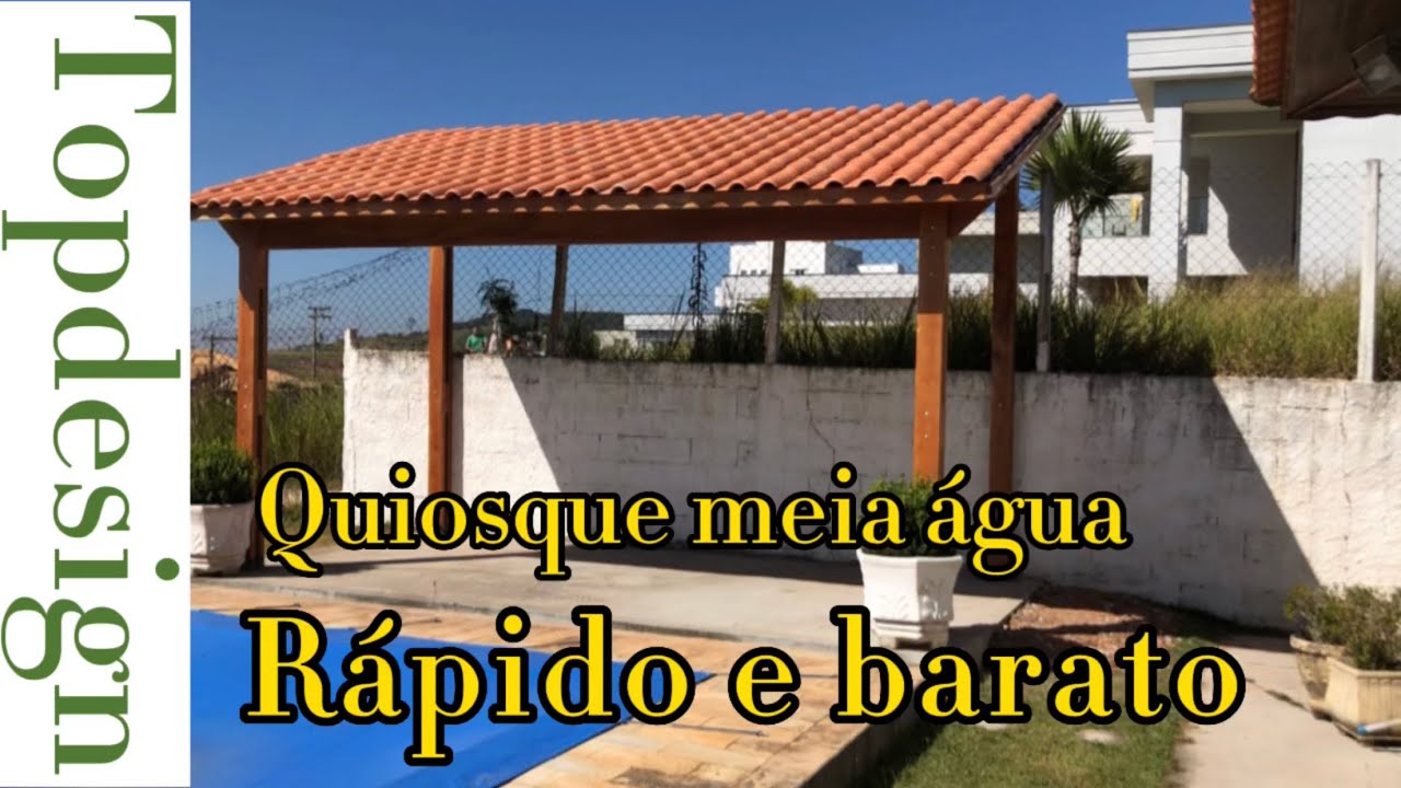 Quiosque meia &aacute;gua barato e r&aacute;pido!