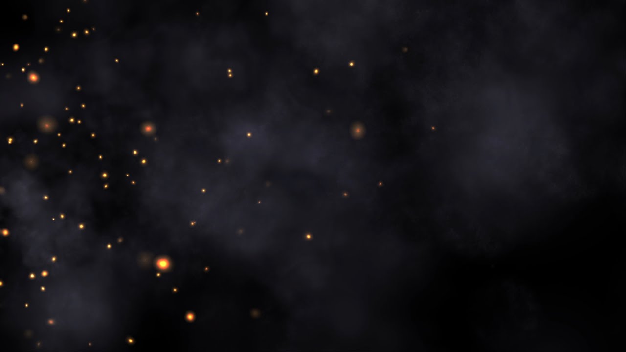 Crackling Embers Fire Particles Overlay With Soft Smoke Effect In 4K