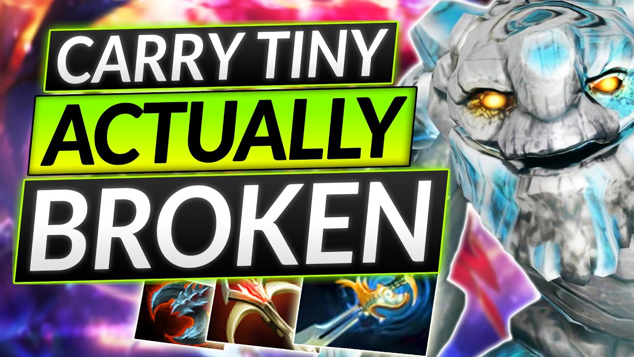 This NEW CARRY BUILD is BEYOND BROKEN - CARRY TINY is ABSURD - Dota 2 Guide