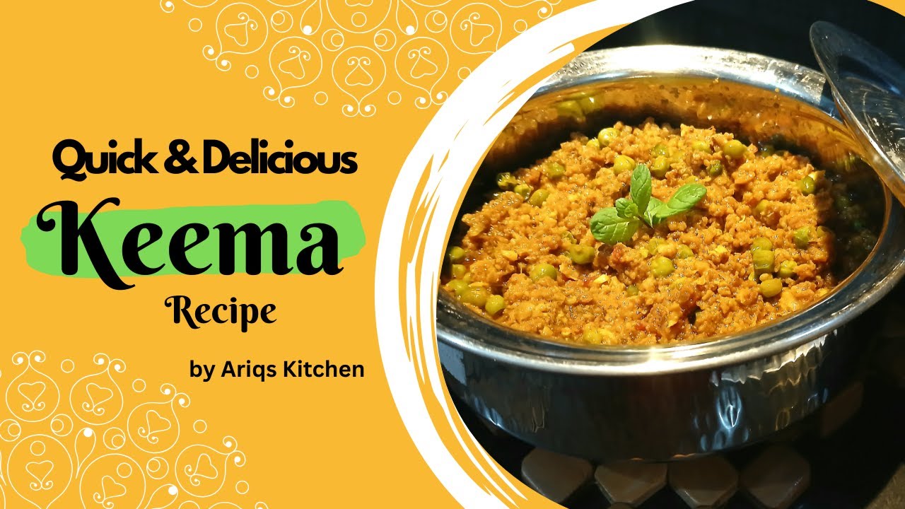 Qeema matar recipe/Quick & Desi style matar keema