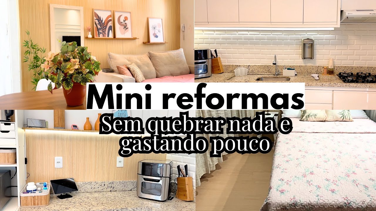 RENOVANDO A CASA COM POUCO DINHEIRO E ZERO QUEBRA-QUEBRA