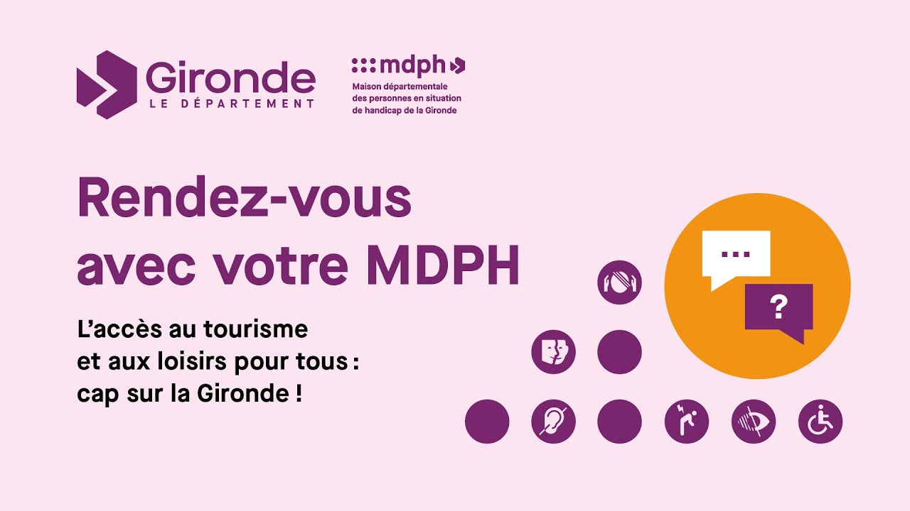 [Mardi 3 Juin | de 18 à 19h] L'accès au tourisme et aux loisirs pour tous : Cap sur la Gironde !