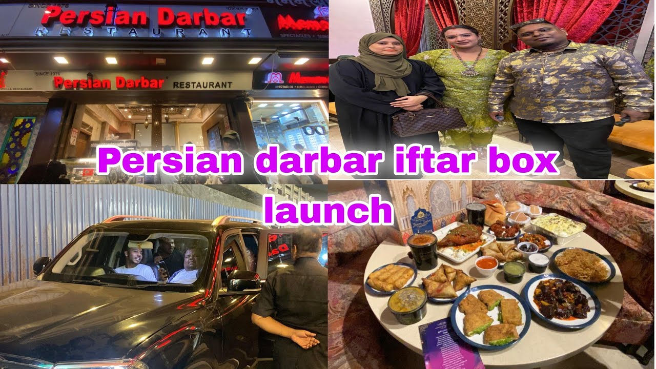 Persian Darbar Iftar box launch and influencers meet up