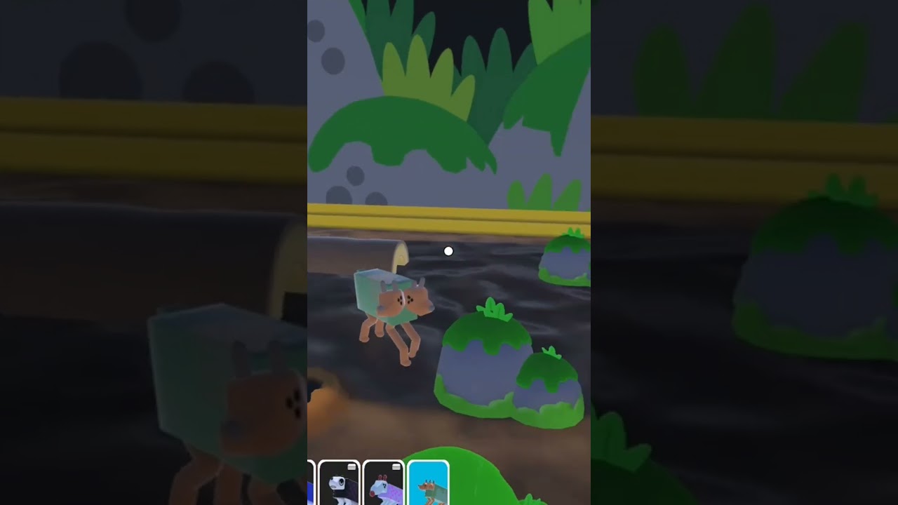 2-Headed Gold wobbledog with 12 eyes