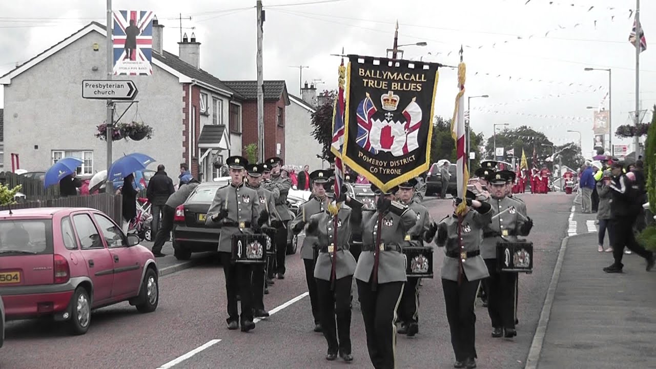 Ballymacall True Blues FB @ Moygashel Sons Of Ulster FB Parade 2012