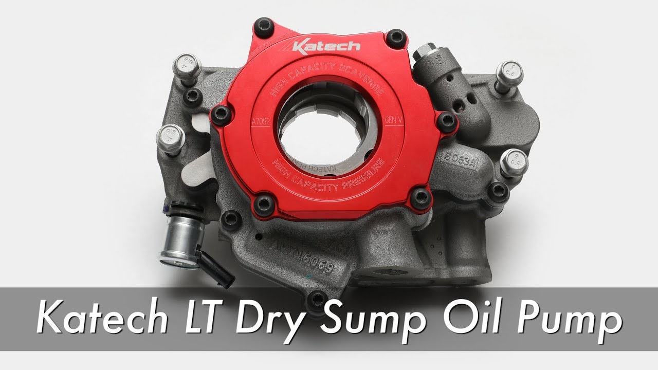 Katech High Capacity Scavenge, High Capacity Pressure LT1 LT4 LT5 Dry Sump Oil Pump