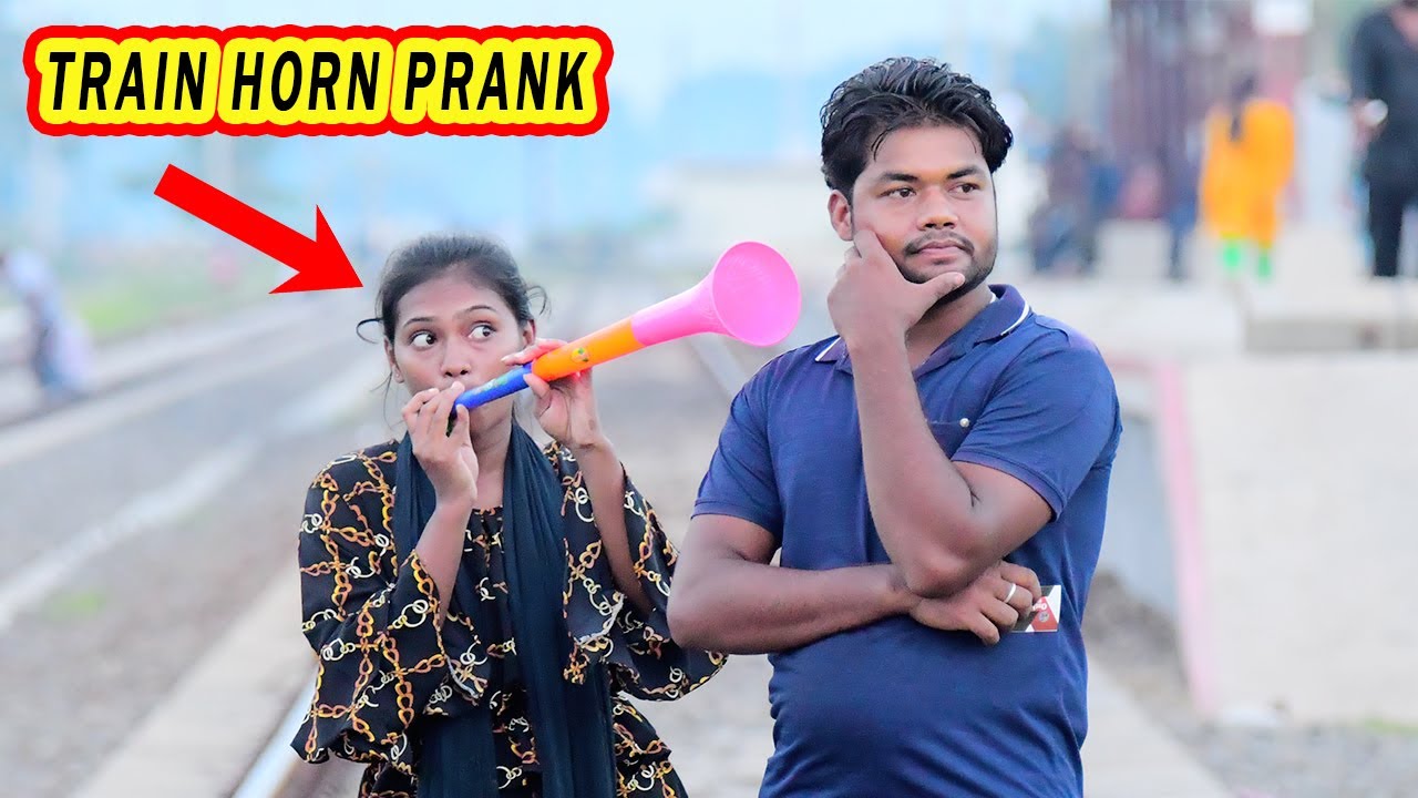 Viral Train Horn Prank 2022 !! Best Of Train Horn Prank on Public (Part-8)