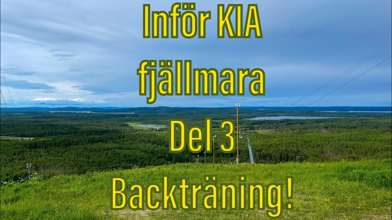 Inf&ouml;r KIA fj&auml;llmaraton del 3 - Backtr&auml;ning i jakt p&aring; h&ouml;jdmeter