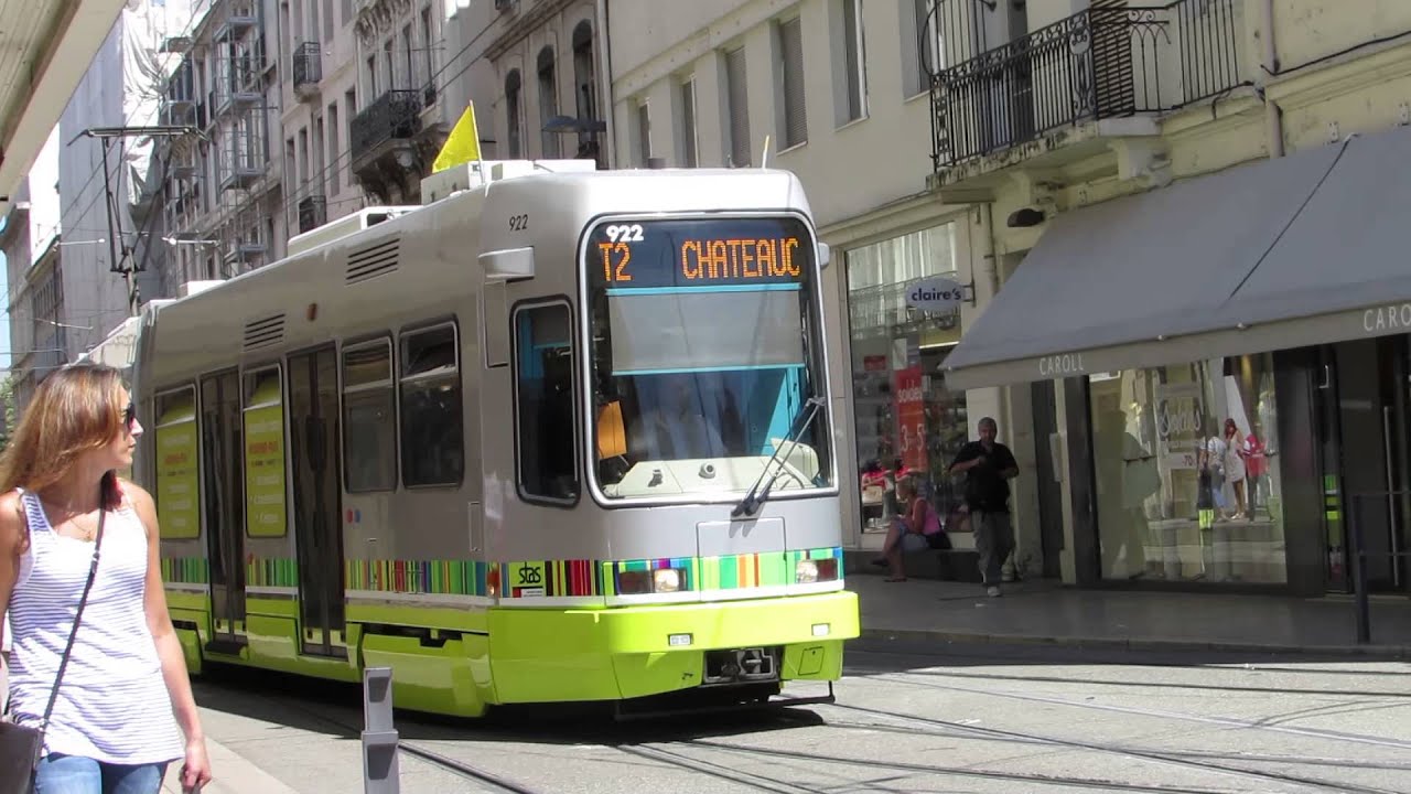 [Saint-Étienne - STAS] Tramway : Défilé de rames Alsthom TFS à Peuple Libération