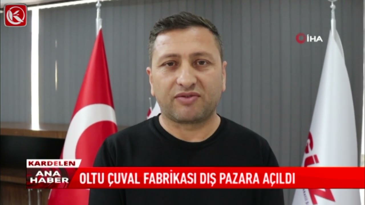 Kardelen TV | OLTU ÇUVAL FABRİKASI DIŞ PAZARA AÇILDI
