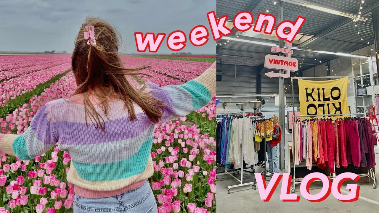 VINTAGE SHOPPEN BIJ KILO KILO & BOLLENVELDEN! 🌷#weekendvlog