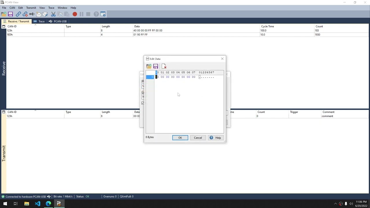Pcan View Walkthrough : Can Bus Monitoring and Logging