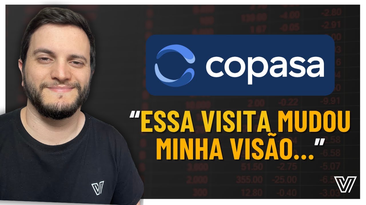 O que eu aprendi visitando a Copasa (CSMG3) em BH
