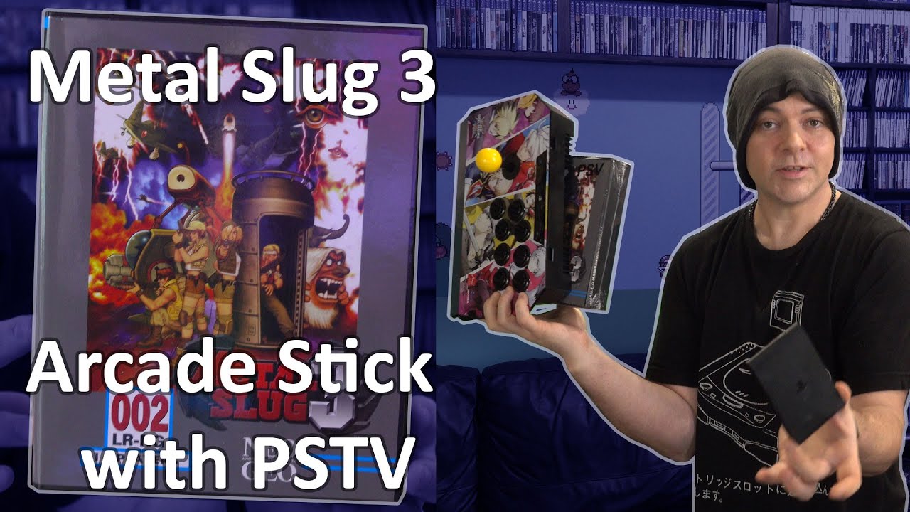 Metal Slug 3 Classic Edition Unboxing / Review with Arcade Stick [VITA]