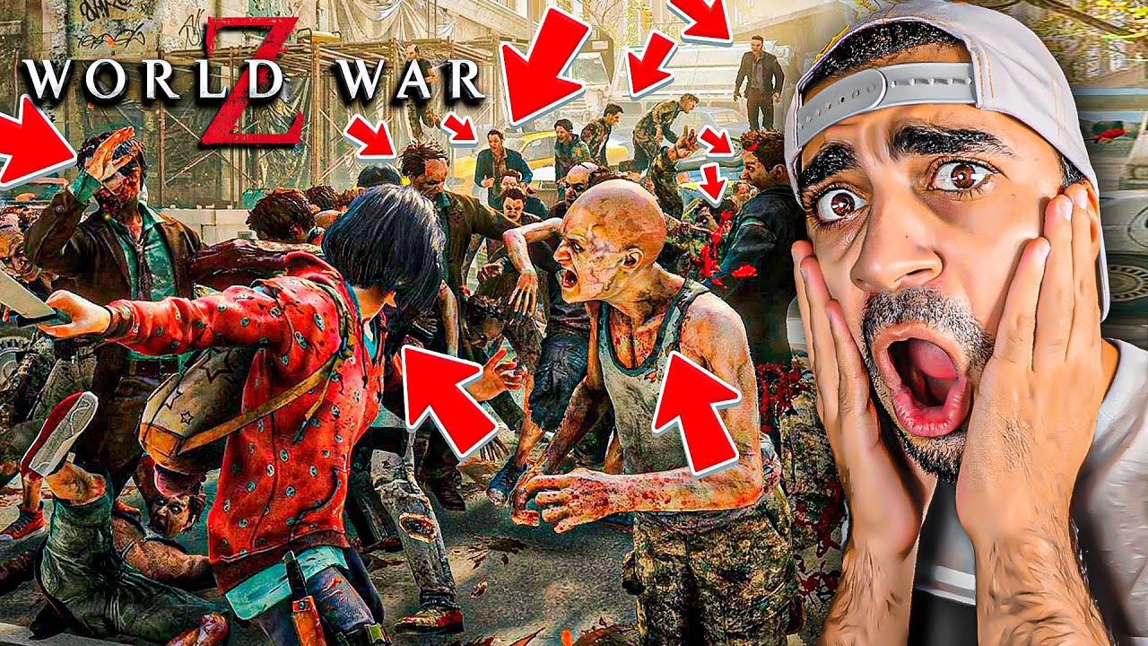 اكبر عدد زومبي في التاريخ 😱 - World War Z