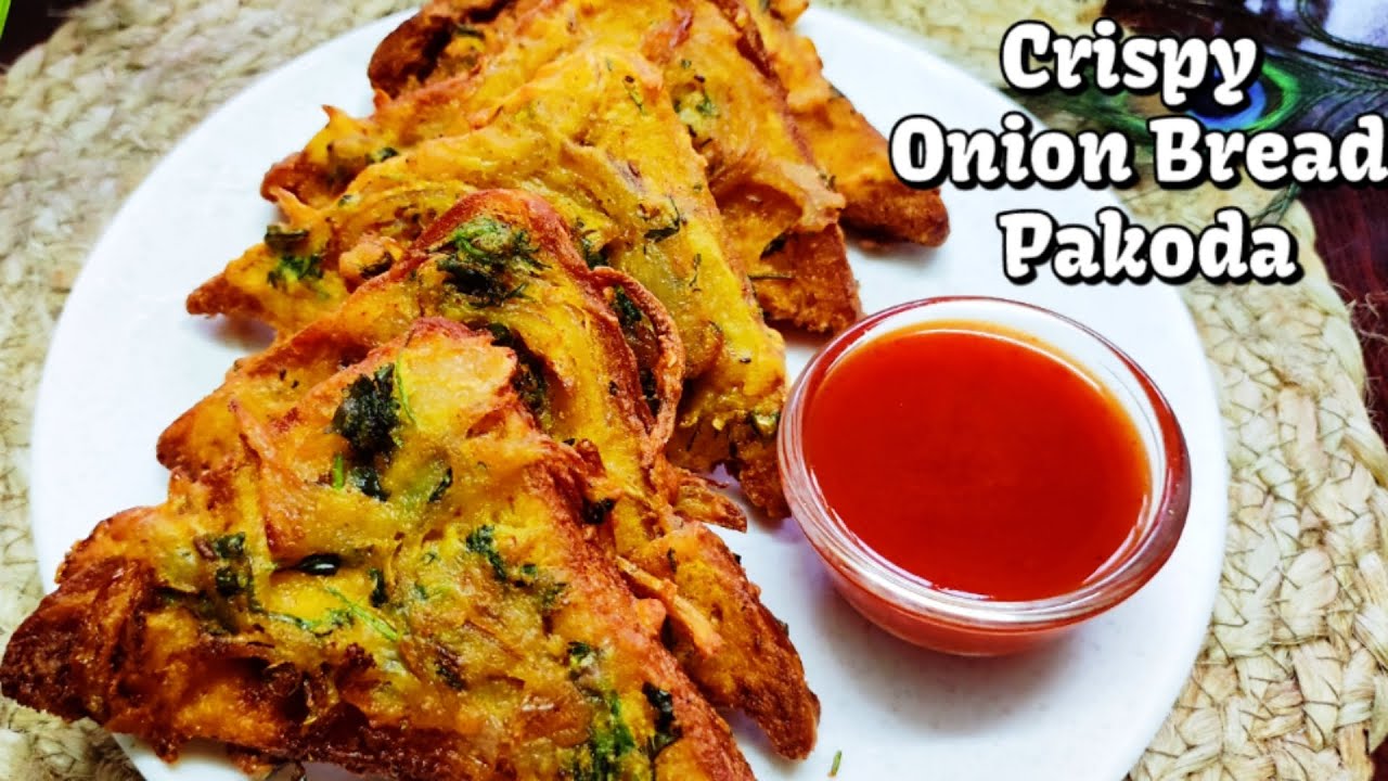 Crispy Onion Bread Pakoda Recipe | Easy Evening Snack | Bread Pakora Step-by-Step | #breadpakoda 