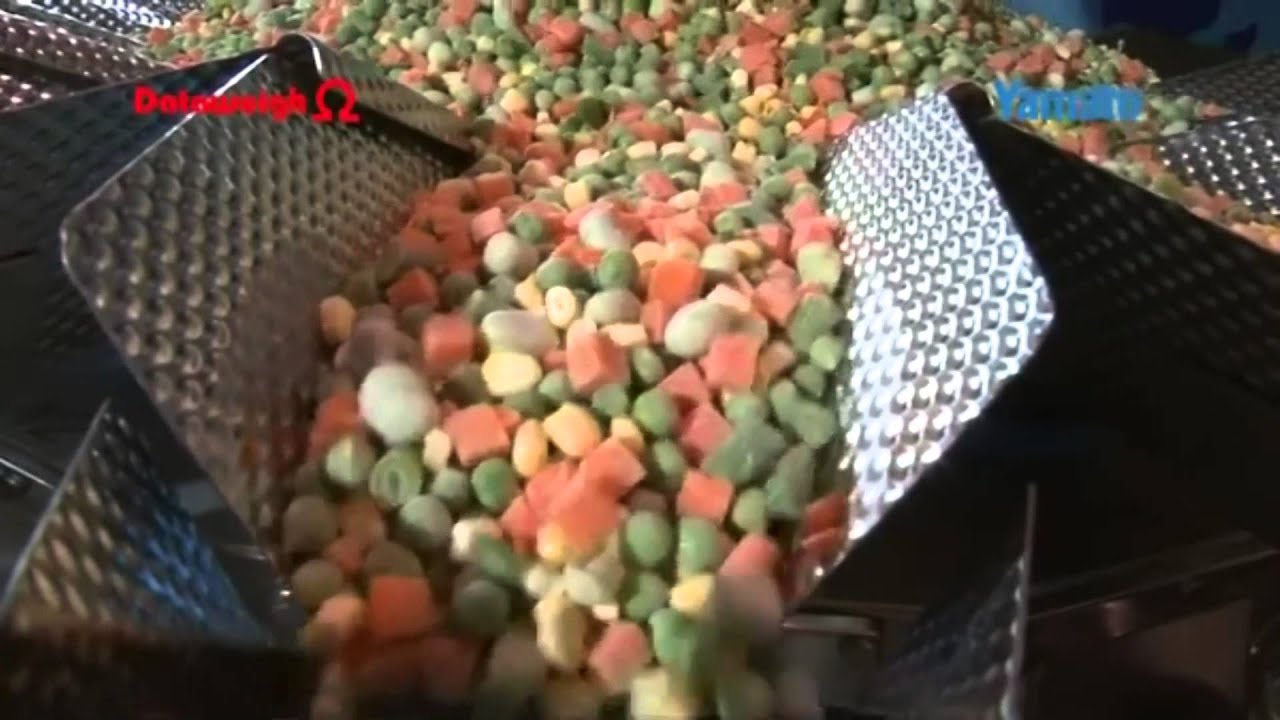 Frozen Vegetables/Tiegek&uuml;hltes Gem&uuml;se, Multihead weigher/Mehrkopfwaagen, Yamato Scale