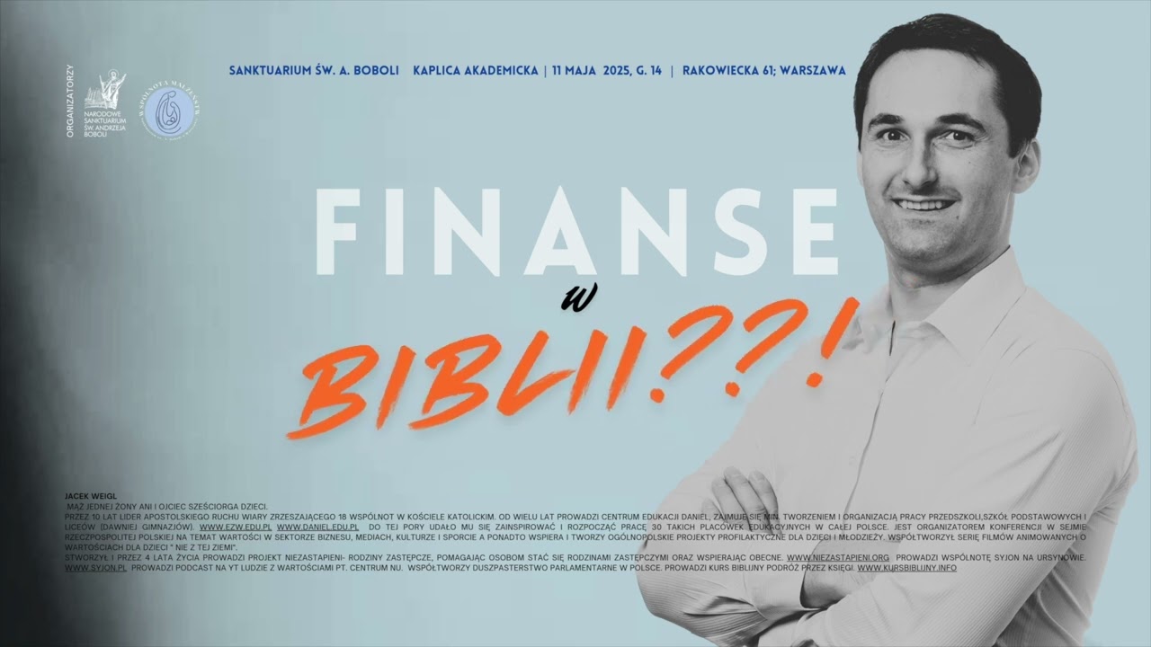 WSPÓLNOTA MAŁŻEŃSTW - FINANSE W BIBLII - Jacek Weigl