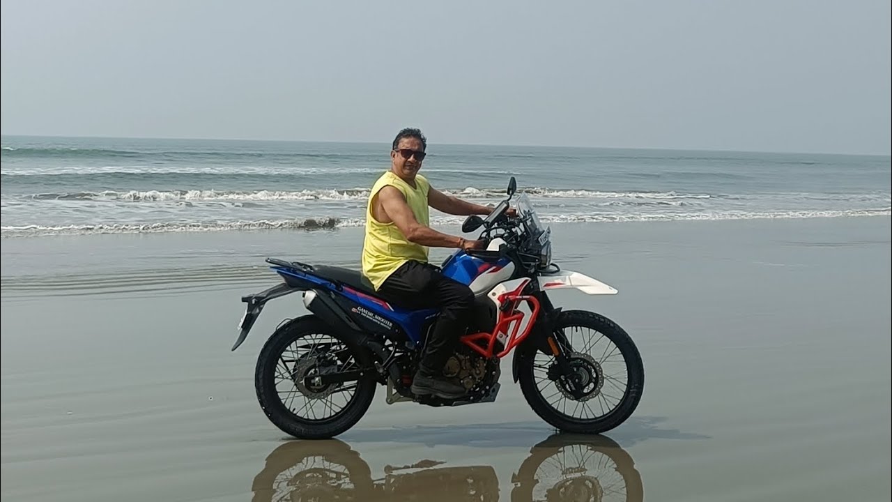 Mysore to Mahe beach ⛱️ in 3 hours 30 minutes ride time on Hero X pulse 210