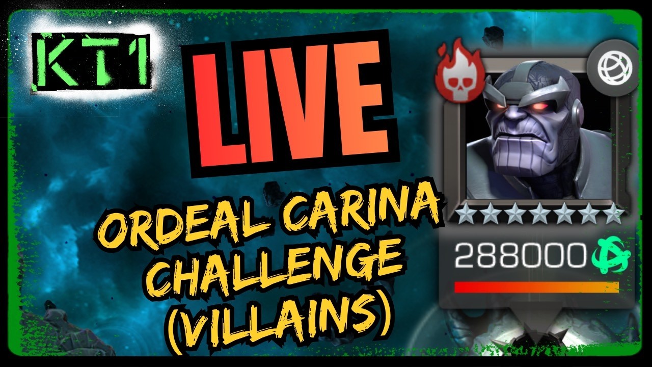 Carina Challenge Time! The Ordeal! Villains! +Marvel New Side Quest! Contest Of Champions!