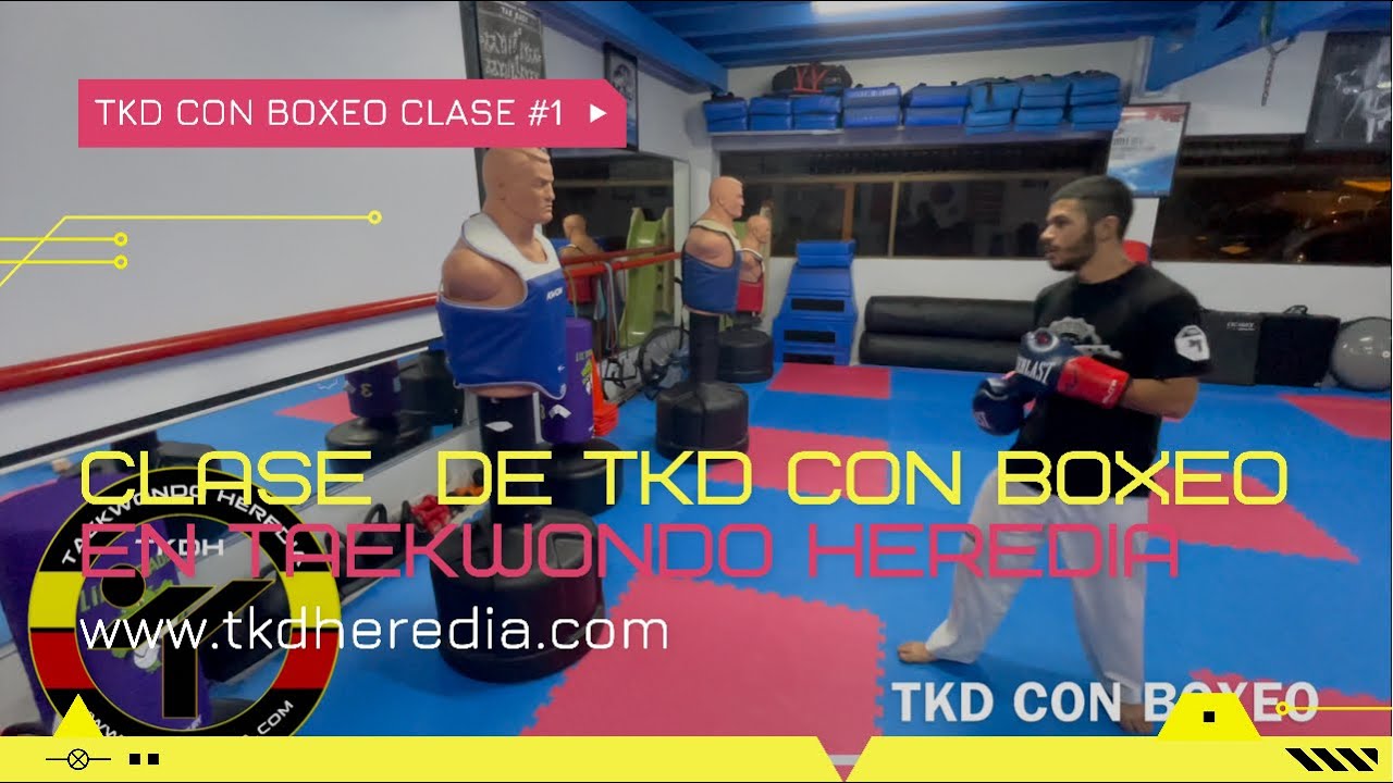 Clase de Taekwondo con boxeo #1 (ideal para personas con conocimientos básicos)