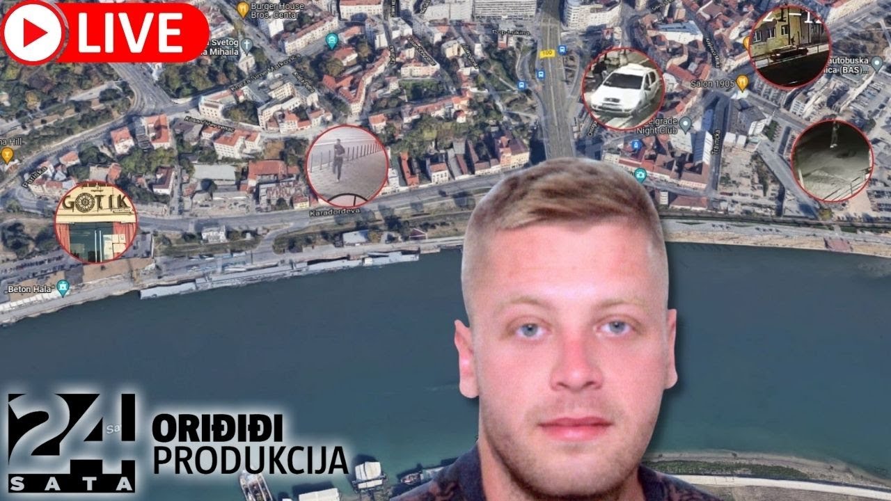 [UŽIVO IZ BEOGRADA] Rekonstrukcija u noći nestanka: Ovim putem je išao Matej Periš