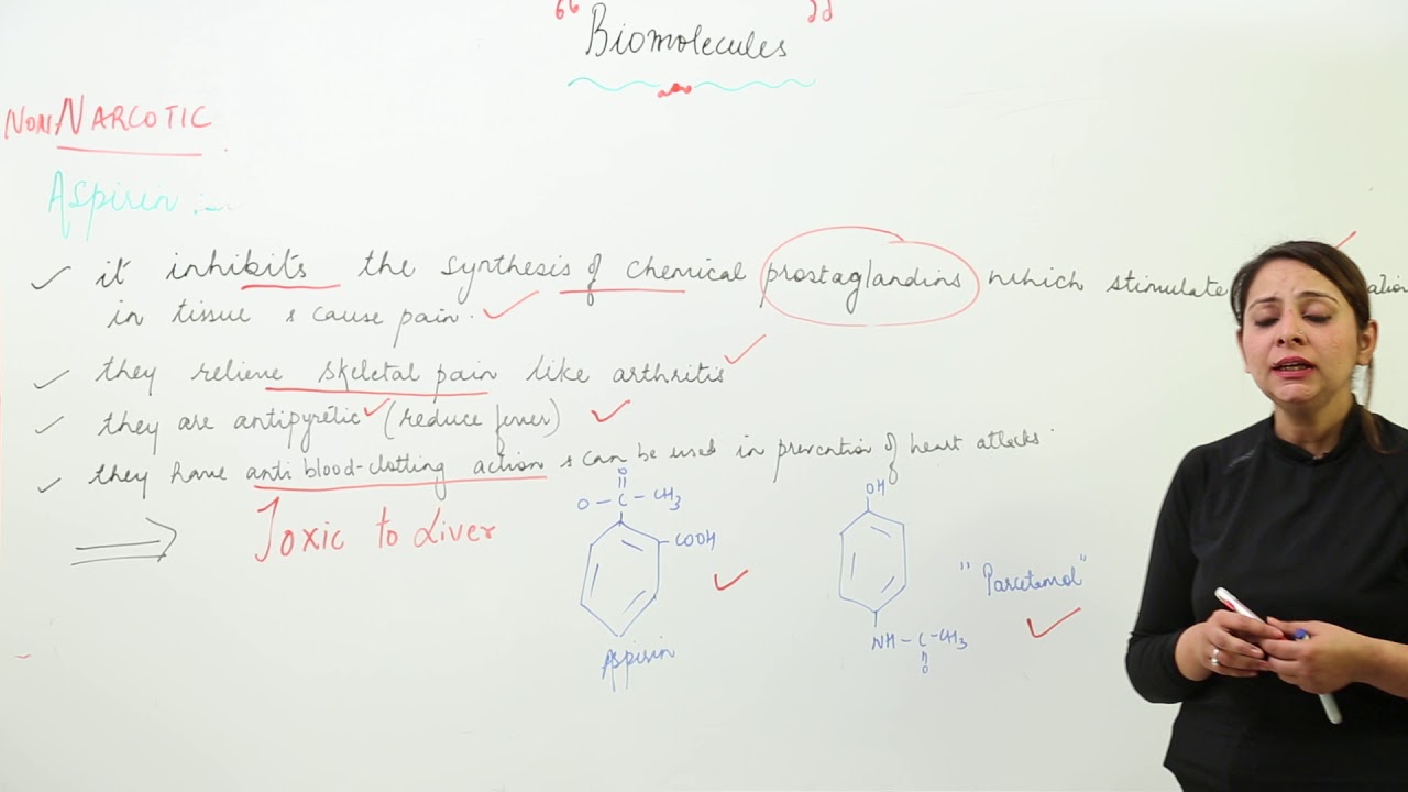 FREE ONLINE LECTURE CBSE CLASS 12 CHEMISTRY l CHAPTER 16 l Chemistry In Everyday Life aspirin l L245