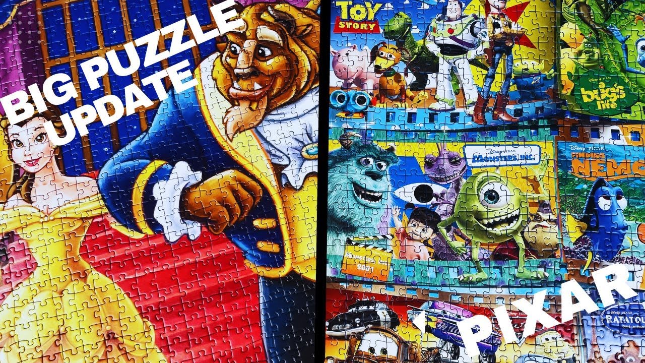 Pixar Movies 1000 pc Puzzle, Update on the Memorable Moments Puzzle