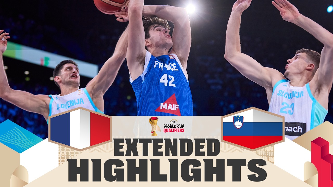 France 🇫🇷 v Slovenia 🇸🇮 | Extended Highlights | FIBA Basketball World Cup 2027 European Qualifiers