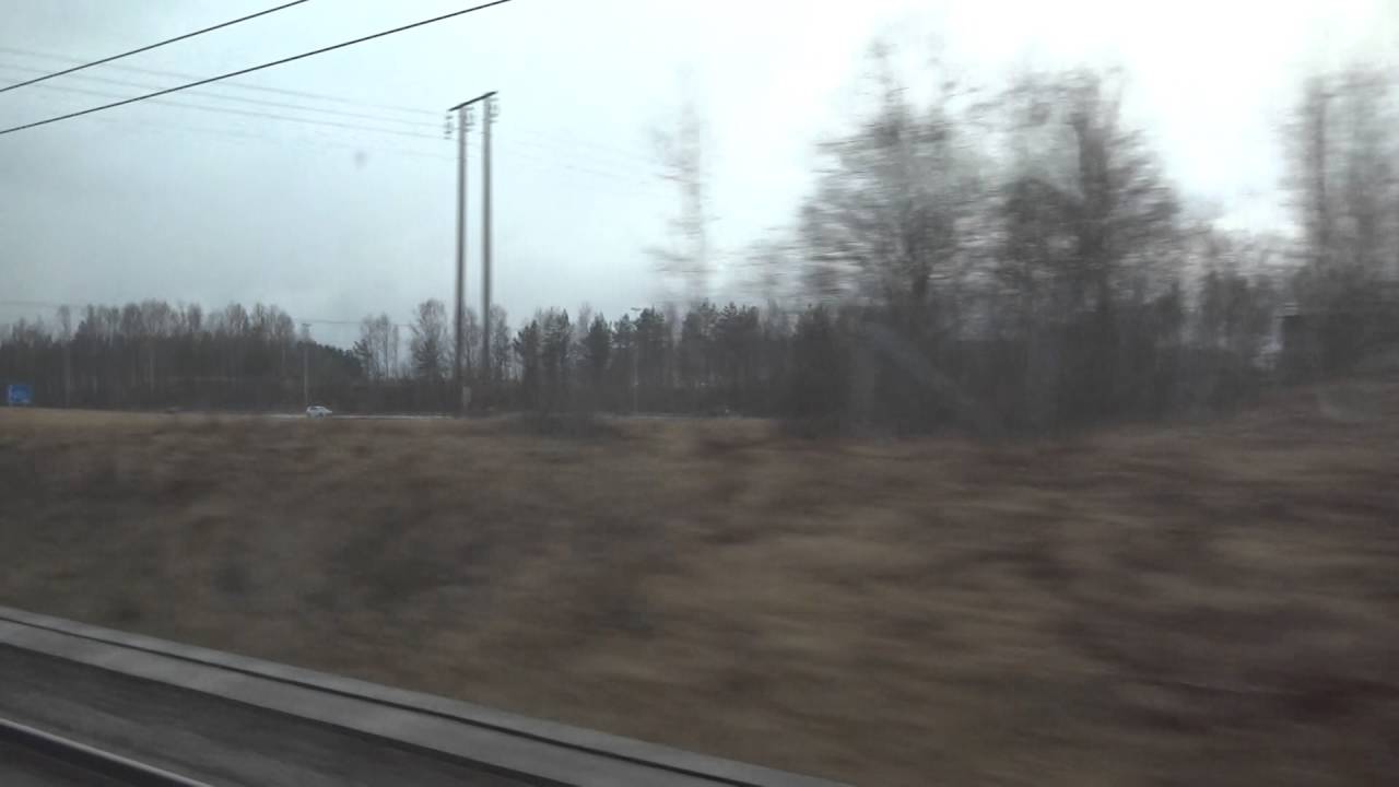 Flytoget Airport Express Train, Gardermoen Airport Station - Lillestrøm (12min). March 2016