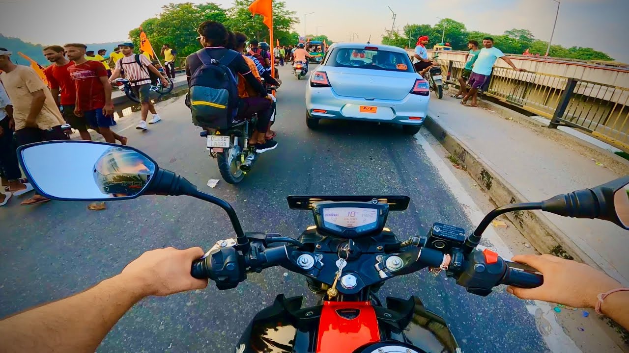 Real Truth of Kanwar Mela 2025 | Haridwar Crowd | Bike Journey Vlog 🏍️🔱