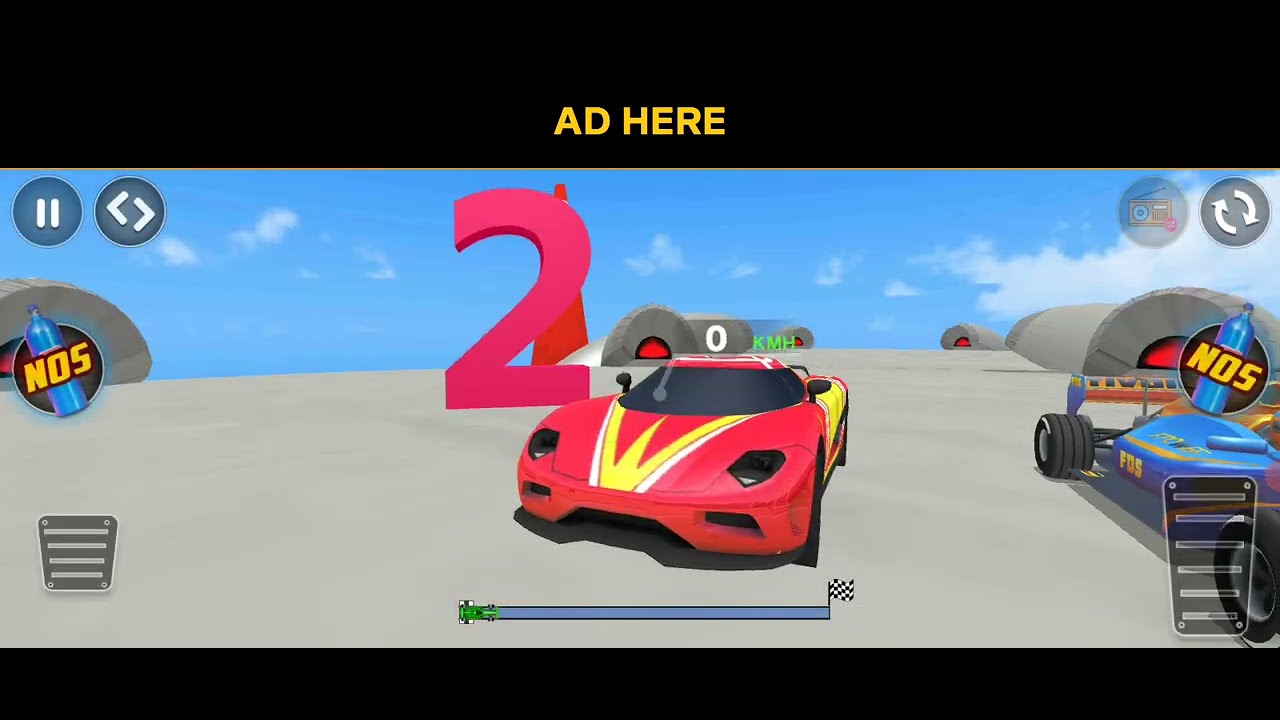 Speed Car Stunt F1 car racing mega ramp car simulator Android Gameplay 3d #5