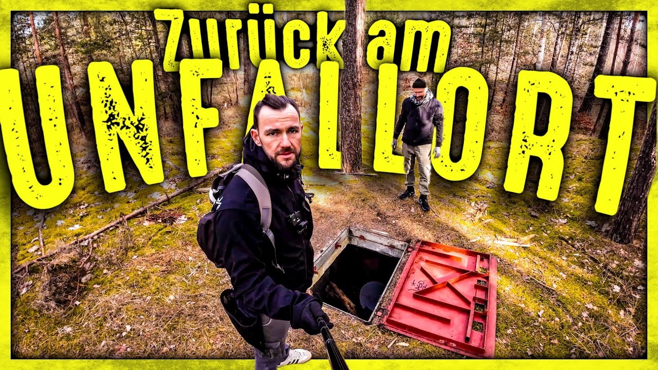 Nach lebensgefährlichem Unfall im Bunker - zurück am Unglücksort - 