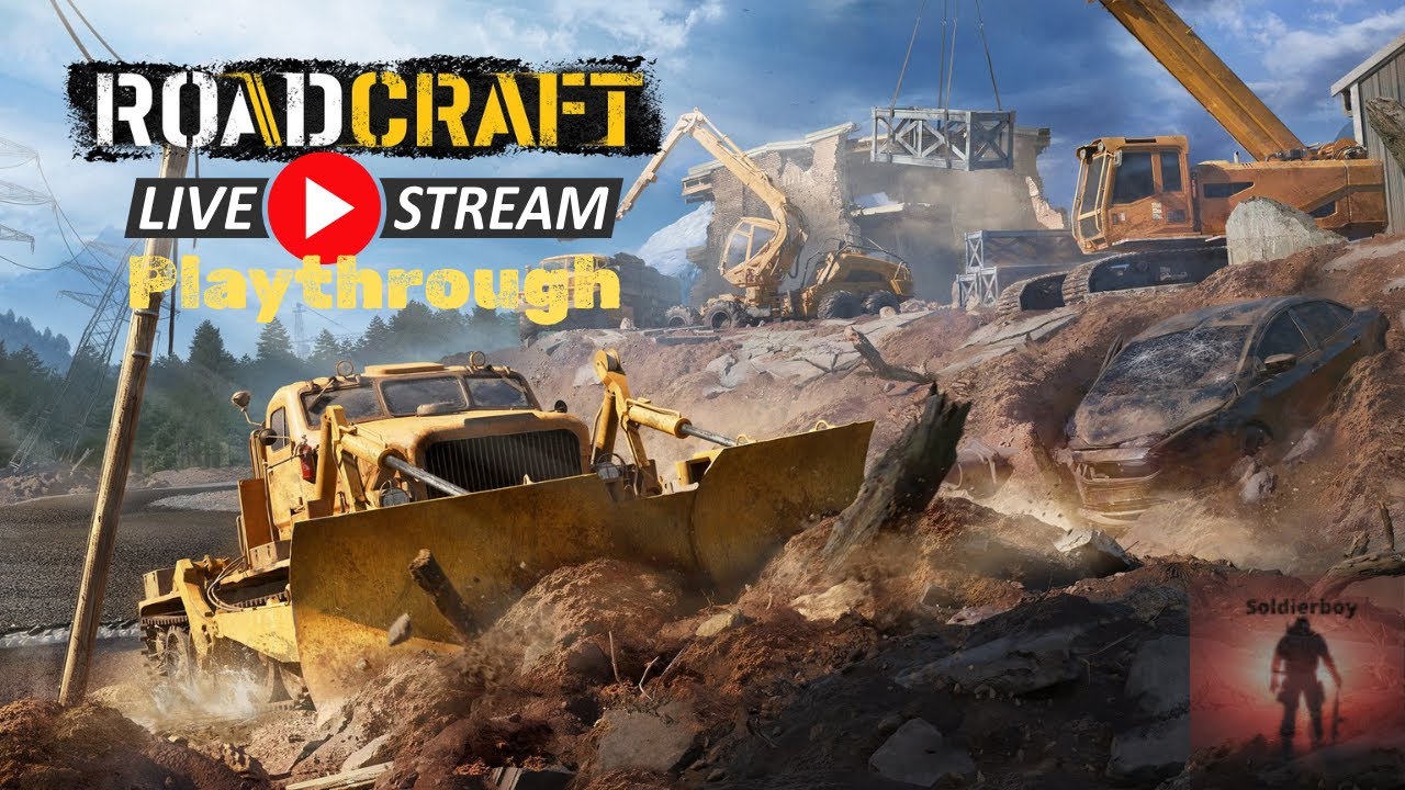 Our Biggest/Longest Road Yet, PS5 RoadCraft Live Playthrough Part 34