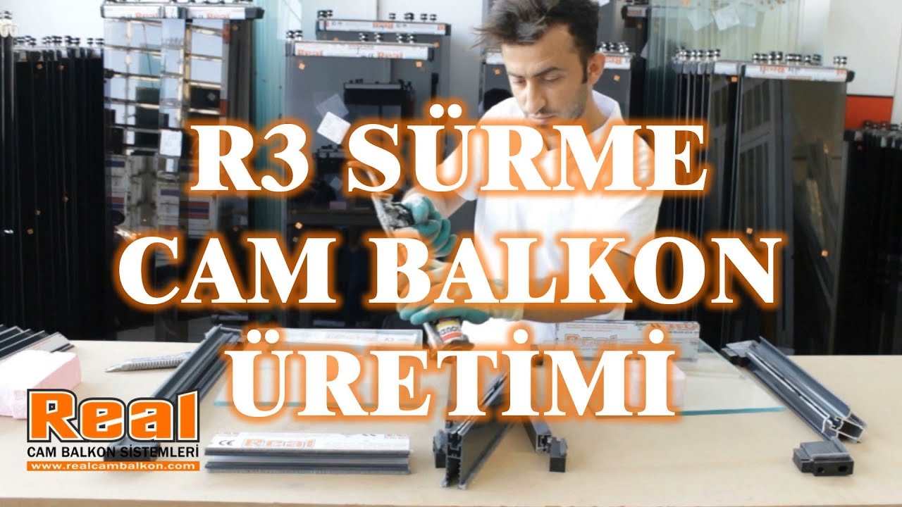 R3 Sürme Cam Balkon Üretimi | REAL CAM BALKON