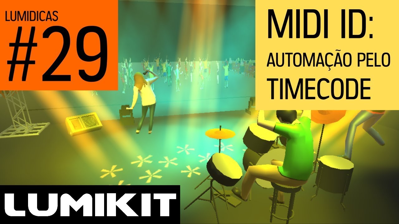 [LUMIDICAS#29] Automação com Timecode, MIDI ID no Lumikit SHOW, usando Reaper