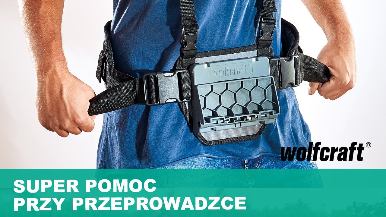 Idealny pomocnik podczas przeprowadzek &ndash; pas do przenoszenia | wolfcraft