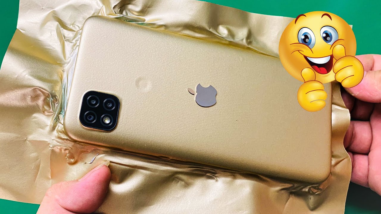 DIY | Redmi convert iphone 12 pro max - wrapping cell phone in foil - wrapping paper phone
