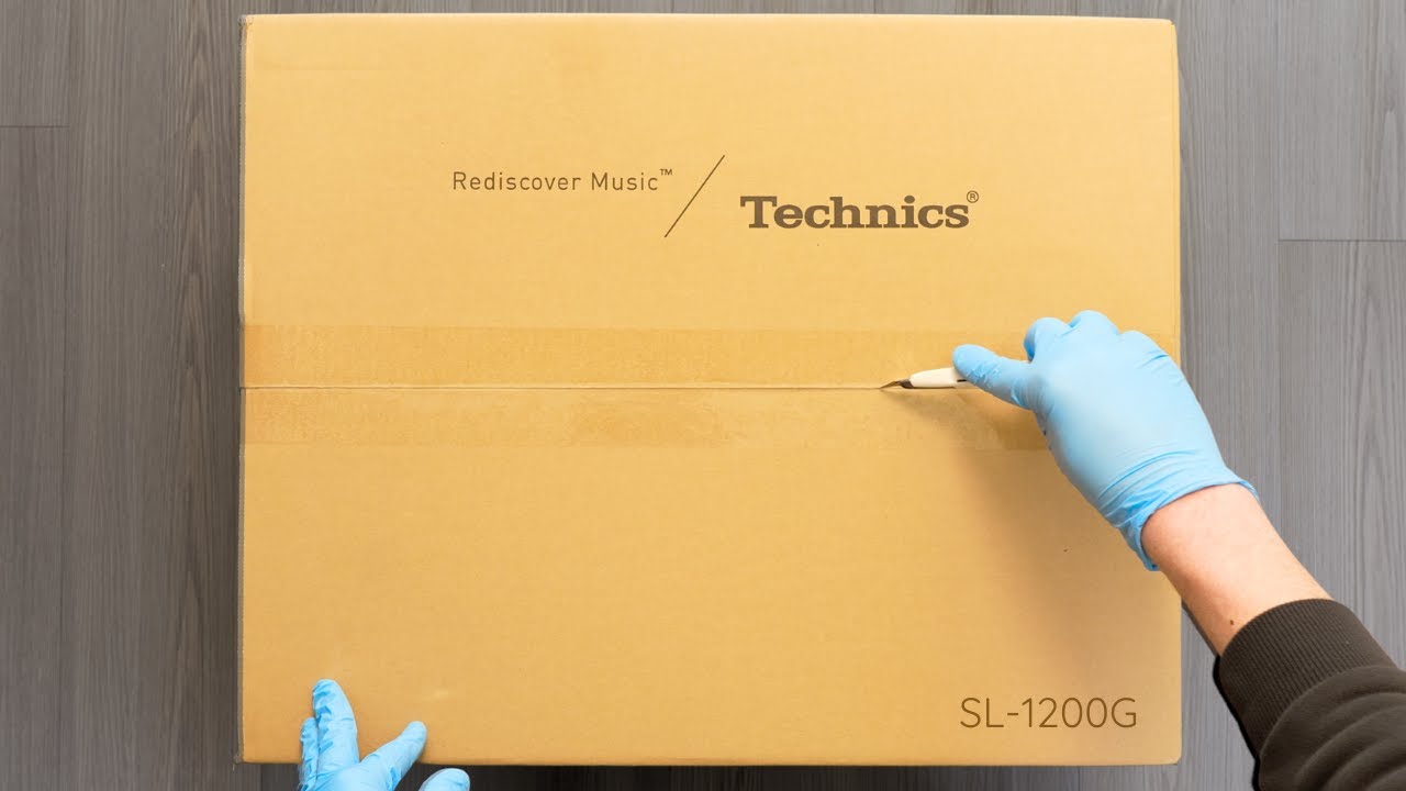 Technics SL-1300G Unboxing - ASMR