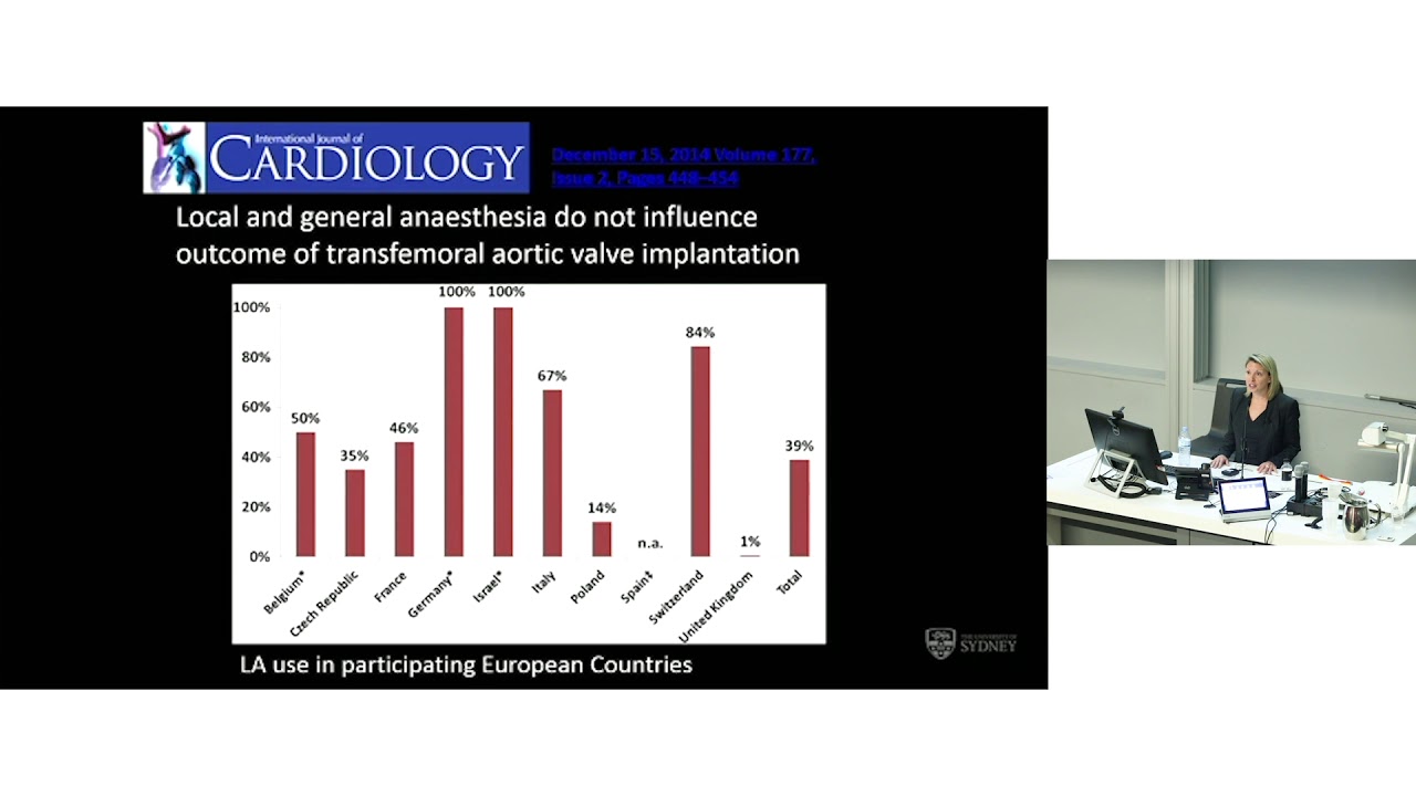 General Anaesthesia vs Conscious Sedation for TAVI - Dr Joanne Irons