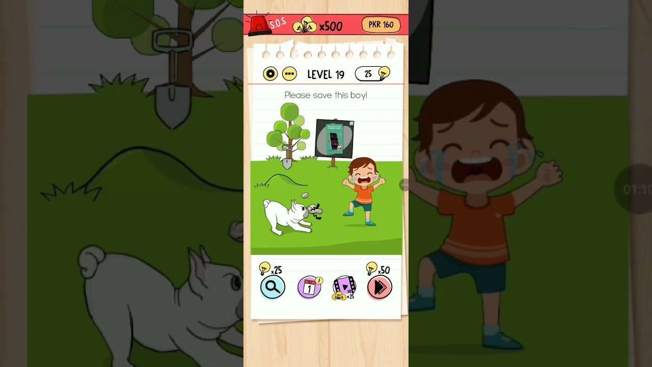 Brain test gameplay#video