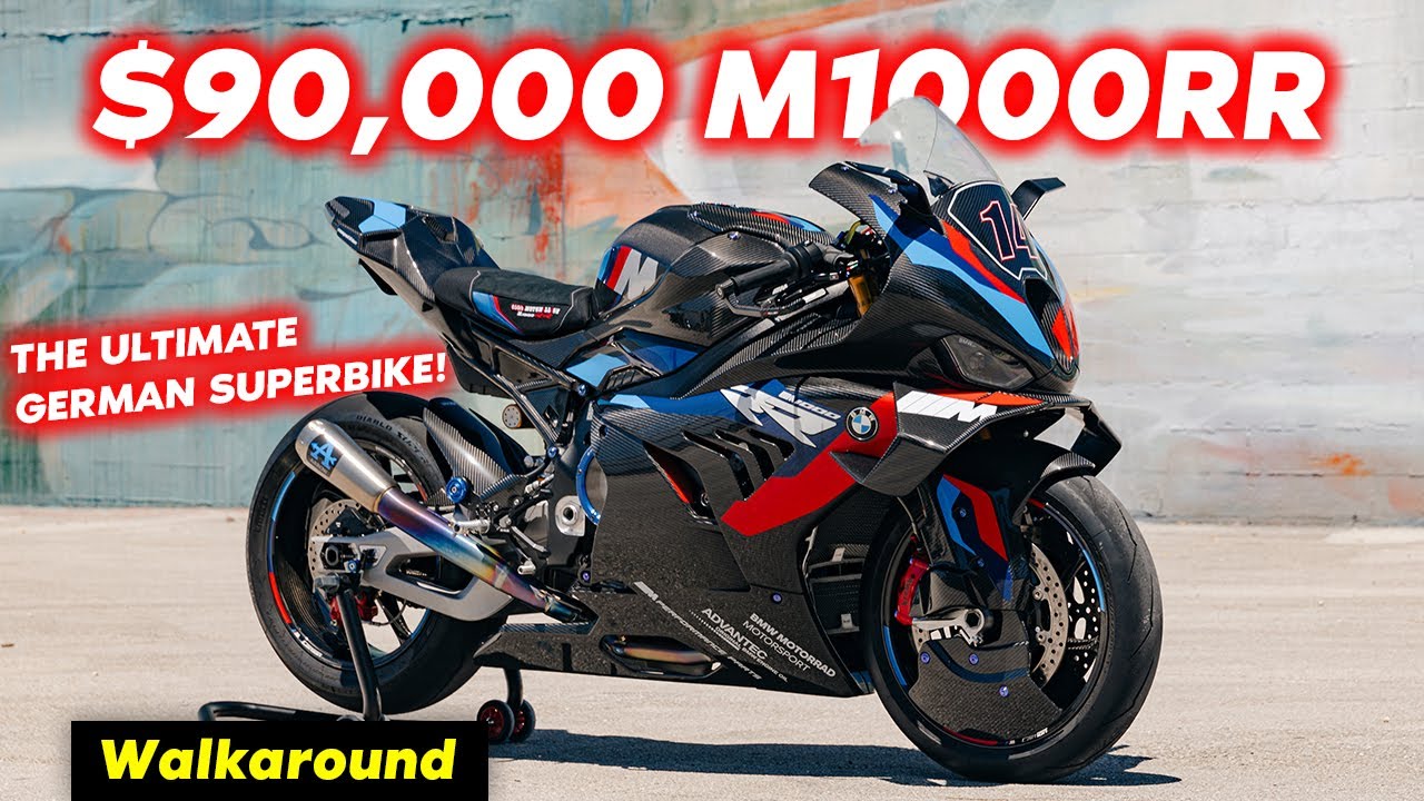 M1000RR Walkaround из углеродного волокна за 90 000 долларов! | Лучший немецкий супербайк