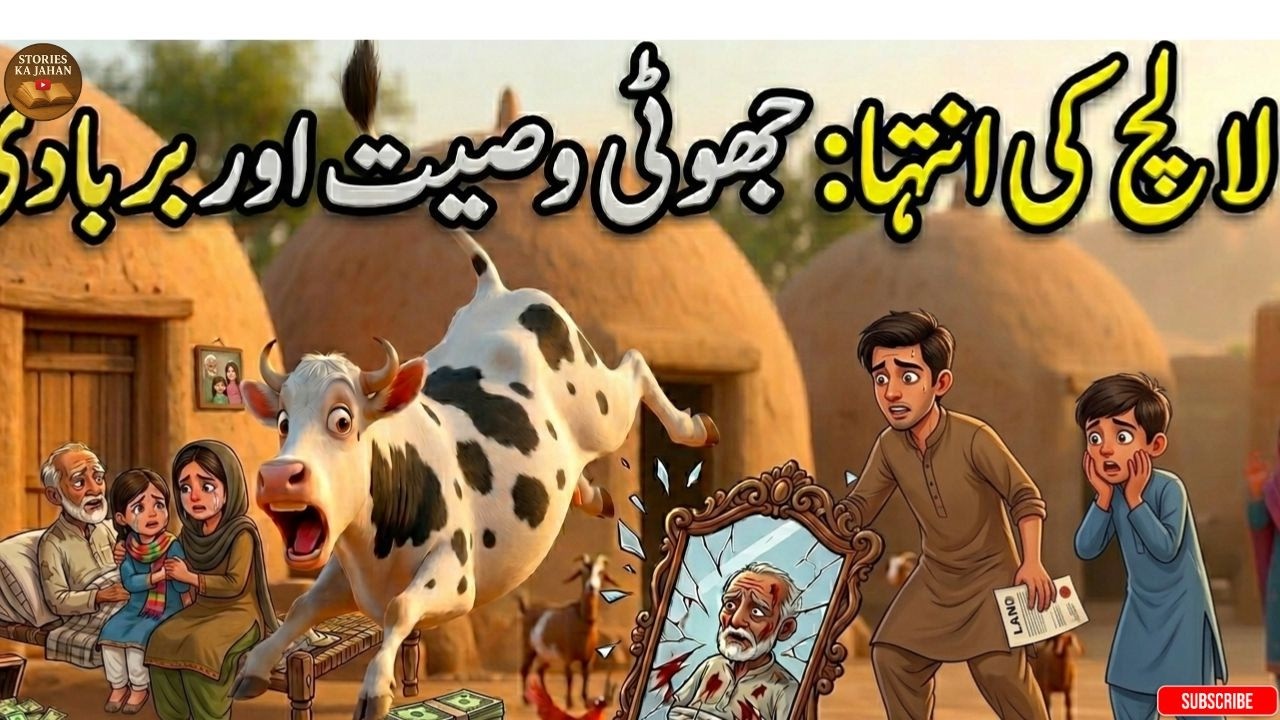 🌟 The Greedy Brother | Laalchi Waror — Laalach, Sabr Aur Bhai Chaaray Ki Dil Ko Chhoo #islamicstory