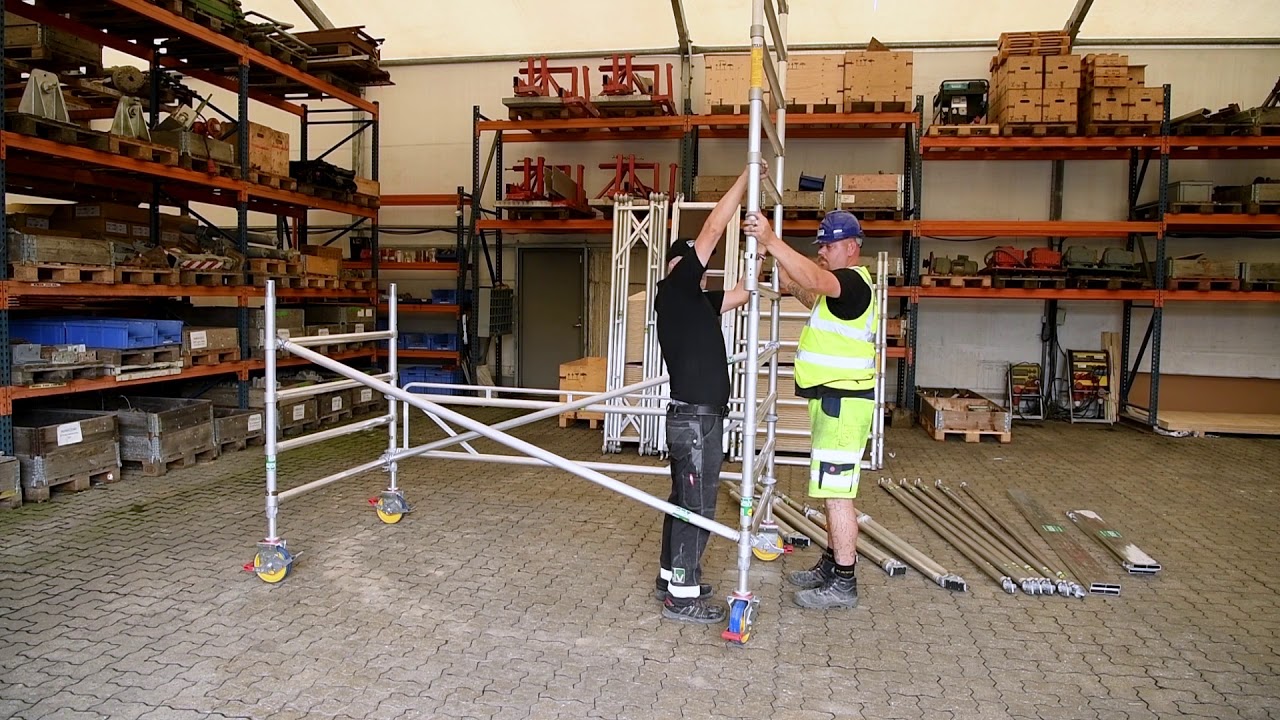 GSV montagevejledning rullestillads
