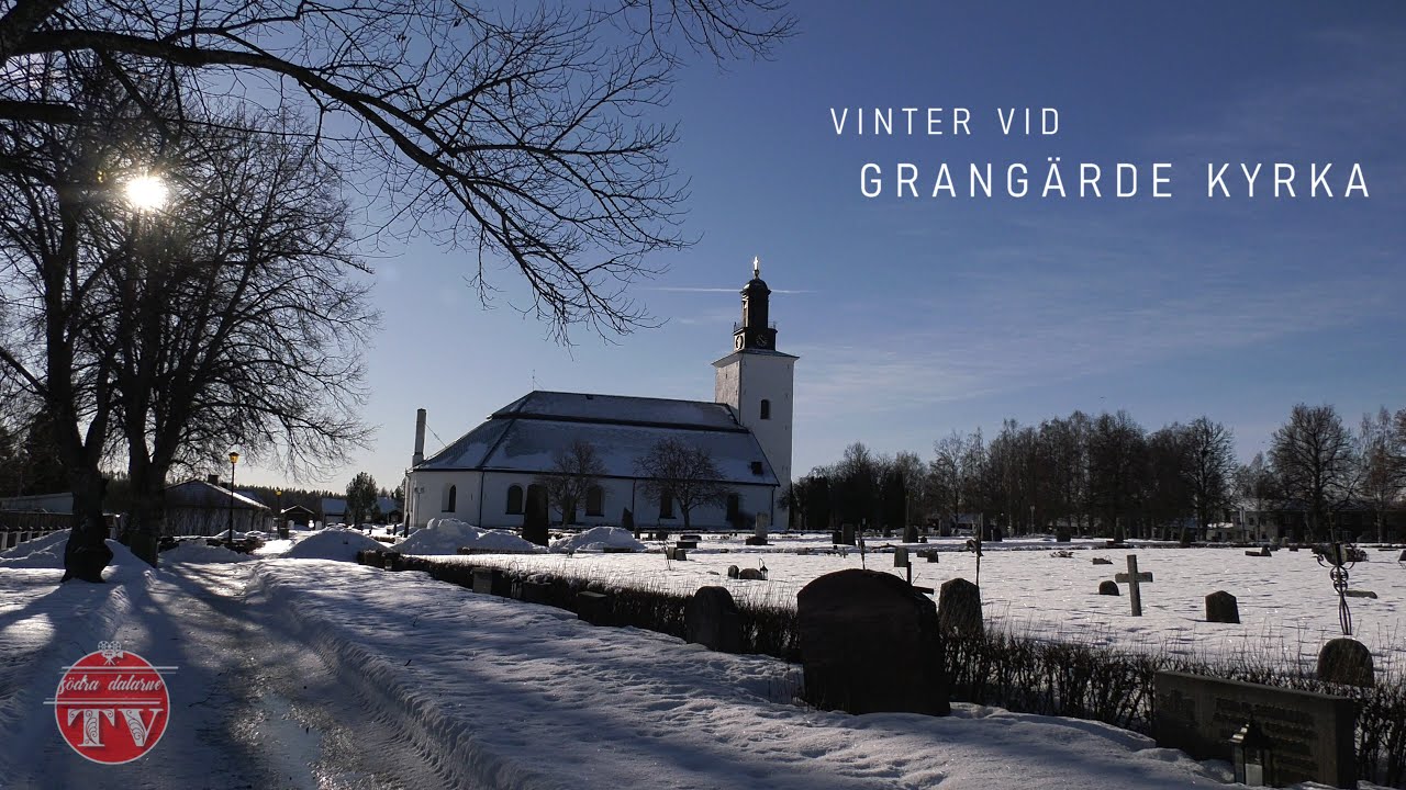 Vinter vid Grang&auml;rde kyrka
