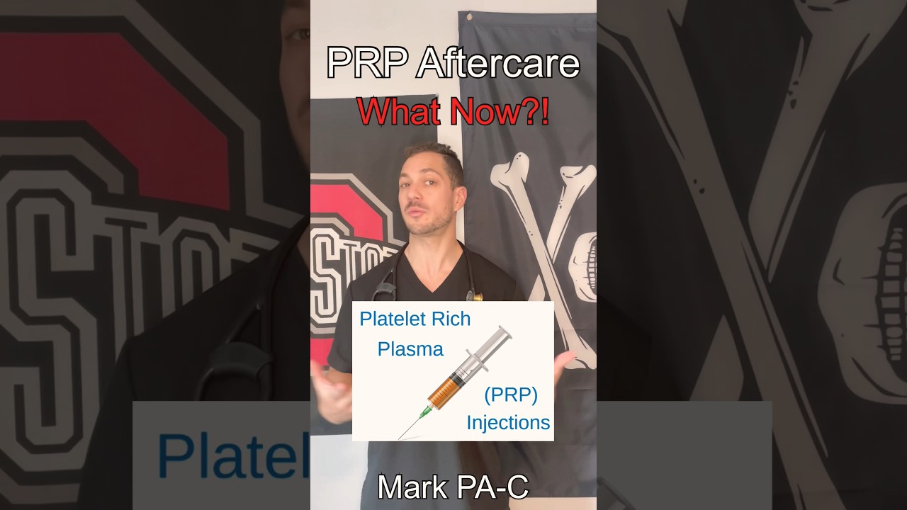 PRP Aftercare: What to Expect, What to Avoid. #shorts #prp #medical