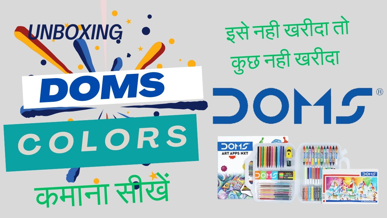 Best Crayons Color of Doms, Doms Wax Color, Best Doms Birthday Gift, Doms Plastic Crayons, Doms Gift