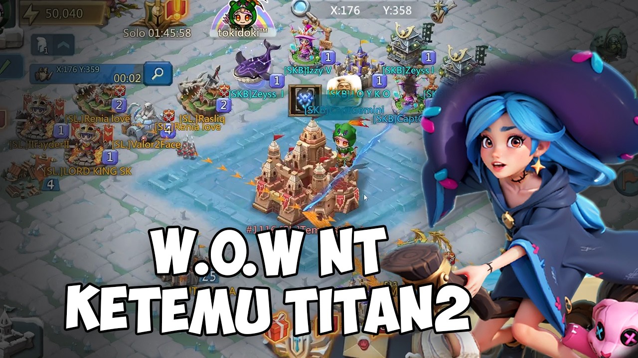 WOW subuh ketemu TITAN RATA KANAN - Lords Mobile Indonesia