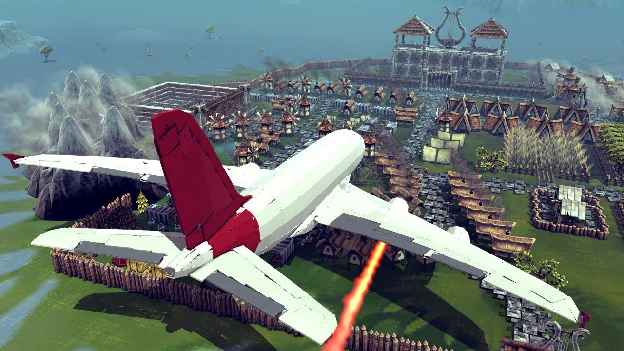 Airplane Crashes & Shootdowns #32 | Besiege