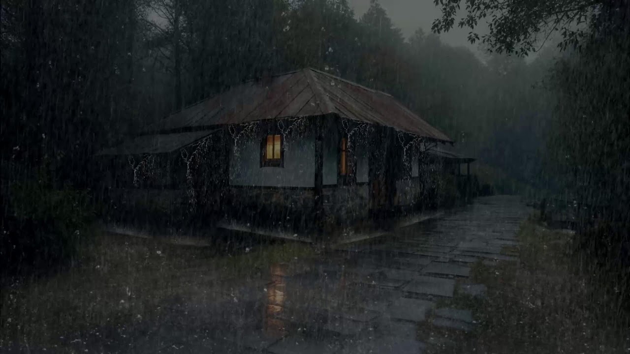 Gentle rainfall ambience soothing restless thoughts to help you sleep peacefully